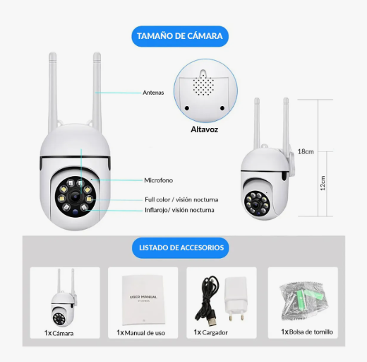 Cámara wifi para bebé 4
