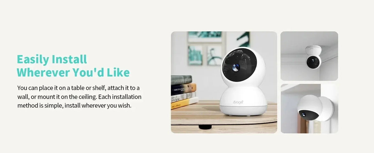 3K Pet Dog Camera with Phone App, 5G/2.4G Wifi Indoor Security Baby Camera,Ai Detection 360° Pan&Tilt, 2-Way Audio, Night Vision