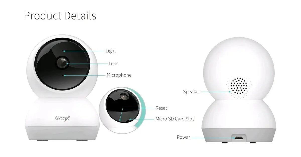 3K Pet Dog Camera with Phone App, 5G/2.4G Wifi Indoor Security Baby Camera,Ai Detection 360° Pan&Tilt, 2-Way Audio, Night Vision